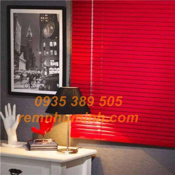 Rèm nhôm màu đỏ mã ST15