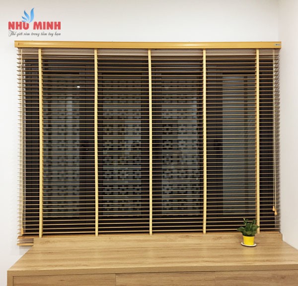 Rèm gỗ văn phòng tại Đà Nẵng - Rèm gỗ tự nhiên cao cấp mã NM501