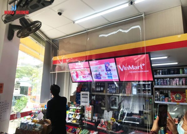Rèm bạt gương tại Đà Nẵng - Như Minh lắp rèm bạt gương cho chuỗi siêu thị Vinmart+