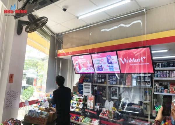 Rèm bạt gương tại Đà Nẵng - Như Minh lắp rèm bạt gương cho chuỗi siêu thị Vinmart+