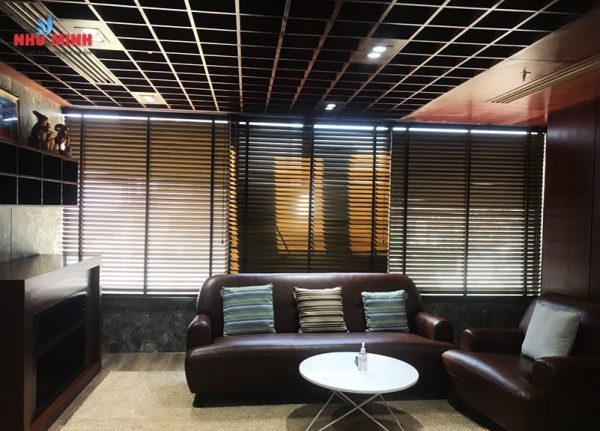 Rèm gỗ màu nâu óc cho tại đà nẵng - Mã SKK 17