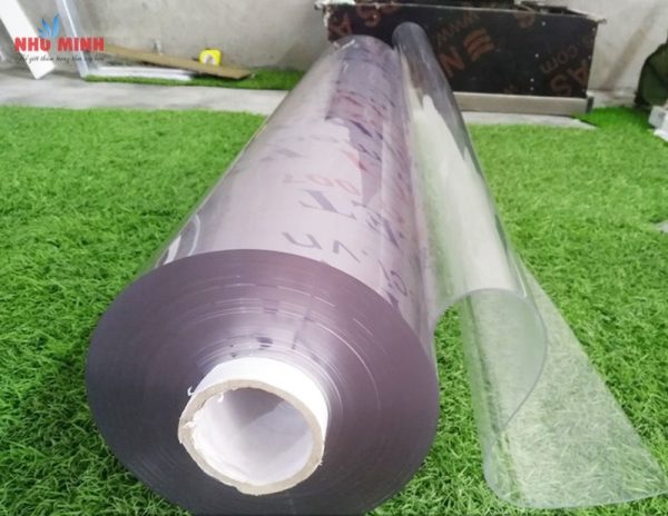 Bạt pvc che mưa giá rẻ tại Đà Nẵng - Mẫu bạt pvc trong suốt dày 0.5li.